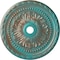Ekena Millwork Palmetto Medallion (Canopies up to 7 5/8"), 31 1/2"OD x 3 5/8"ID x 1 3/4"P, Copper Green Patina CM31PMCGS - alternate 1